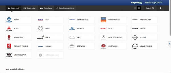 haynes pro truck online account