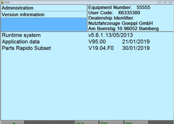 daf runtime 5.6.1 v95 prs v19.04+devkit 2.0+developer tool