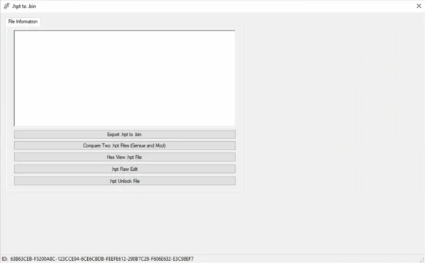 hp tuners file hpt to bin converter