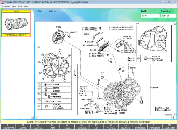 toyota lexus epc all regions